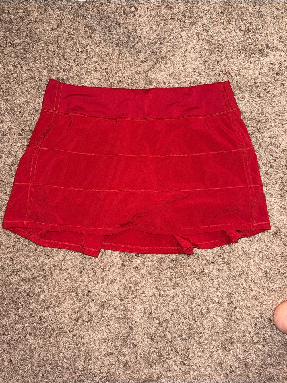 Lululemon Pace Rival Skort Size 12 (Red)